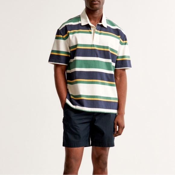 Abercrombie & Fitch Other - Abercrombie Rugby Striped Polo